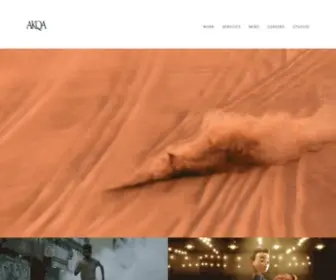 Akqa.net(AKQA is an ideas and innovation company) Screenshot