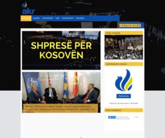 AKR-KS.com(Aleanca Kosova e Re) Screenshot