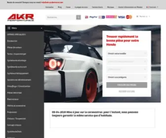AKR-Performance.fr(Honda réglage et d'entretien des pièces) Screenshot