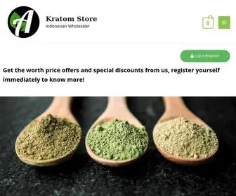 AkratomStore.com(Kratom Store) Screenshot