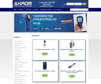 Akrom.com.br(Web store) Screenshot