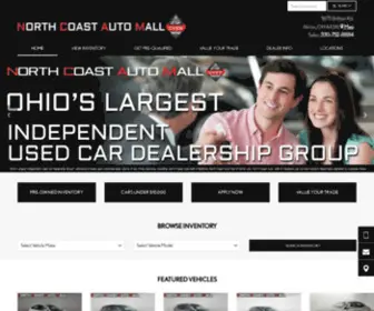 Akronautomall.com(North Coast Auto Mall of Akron in Ohio) Screenshot