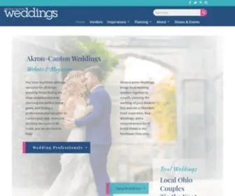 Akroncantonweddings.com(Akron Canton Weddings) Screenshot