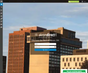 Akrondirect.info(When you want to know Akron) Screenshot