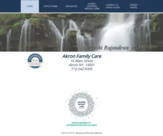 Akronfamilycareny.com(Akron Family Care) Screenshot