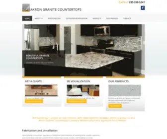 Akrongranitecountertops.com(Granite Countertops) Screenshot