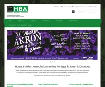 Akronhba.com(HBA of Portage & Summit Counties) Screenshot