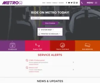 Akronmetro.org(Akron METRO Bus) Screenshot