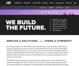 Akronrebar.com(Akron Rebar) Screenshot