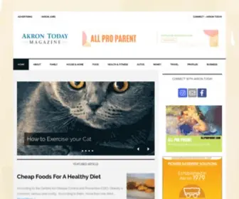 Akrontoday.com(Akron Today Magazine) Screenshot