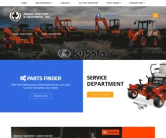 Akrontractor.com(Home Akron Tractor & Equipment) Screenshot