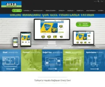 Aksa.com.tr(Jeneratör) Screenshot