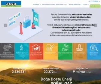 Aksadogalgaz.com.tr(Algaz) Screenshot