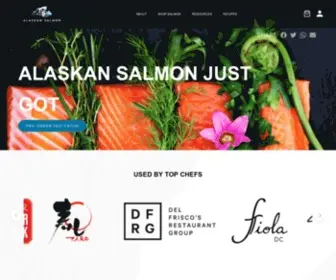 Aksalmonco.com(Alaskan Salmon Company) Screenshot