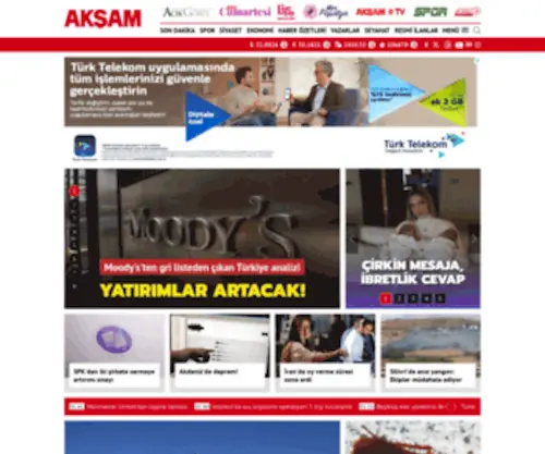 Aksam.com.tr(AKŞAM) Screenshot