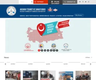 Aksaraytso.org.tr(Aksaray Ticaret ve Sanayi Odas) Screenshot