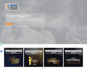 Aksawards.com(AKS Education Awards) Screenshot