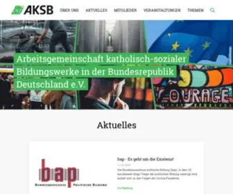 AKSB.de(Startseite) Screenshot