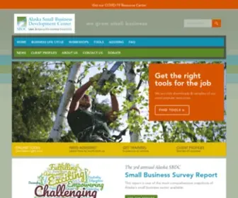 AKSBDC.org(Alaska Small Business Development Center) Screenshot