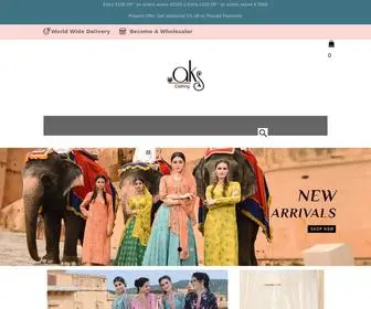 Aksclothings.com(AKS Clothings) Screenshot
