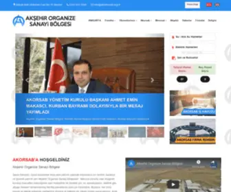 Aksehirosb.org.tr(Akşehir Organize Sanayi Bölgesi) Screenshot