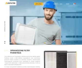 Aksfilter.pl(Producent filtrów powietrza do wentylacji) Screenshot