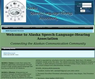 Aksha.org(Alaska Speech) Screenshot