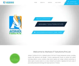 Aksharaitsolutions.com(Akshara IT Solutions) Screenshot