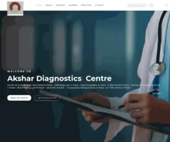 Akshardiagnostics.in(Akshar Diagnostics Centre in Mumbai) Screenshot