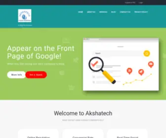 Akshatech.com(Aksha Technology) Screenshot