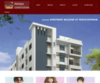 Akshayacon.com(Akshaya unica) Screenshot