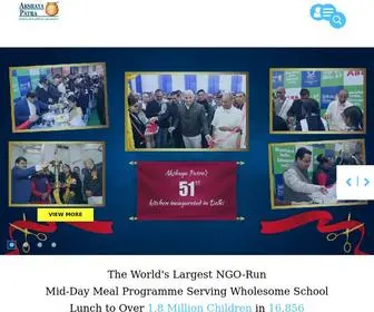 Akshayapatra.org(Akshaya Patra) Screenshot