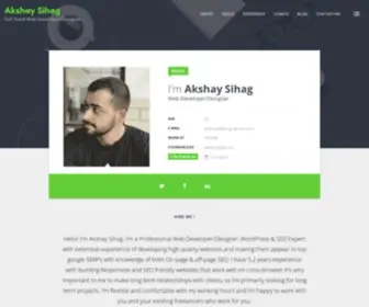 Akshaysihag.com(Akshaysihag) Screenshot