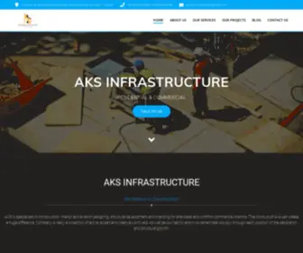 Aksinfra.com(AKS INFRA) Screenshot