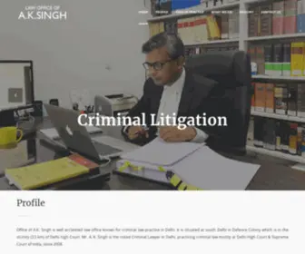 Aksinghadvocate.com(AK Singh Advocate) Screenshot