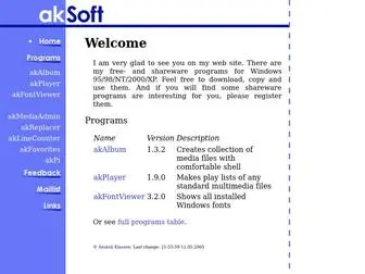 Aksoft.net(akSoft) Screenshot