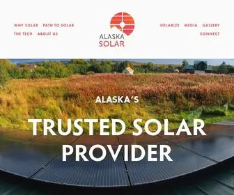 Aksolarpower.com(Alaska Solar) Screenshot