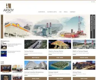 Aksoy.com(Aksoy Holding) Screenshot