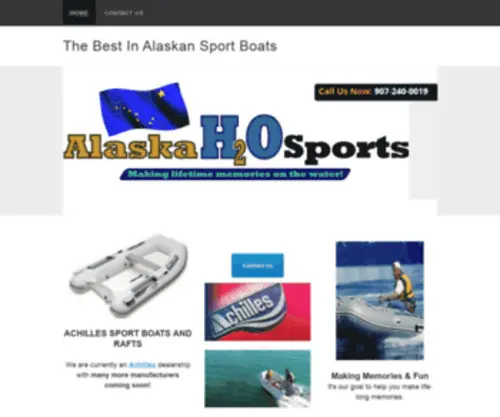 Aksportboats.com(The Best In Alaskan Sport Boats) Screenshot