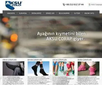 Aksucorap.com.tr(çorap) Screenshot