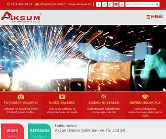 Aksumdemircelik.com(Npu fiyatları) Screenshot