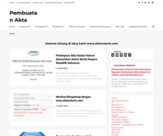 Aktanotaris.com(Pembuatan Akta Notaris Secara Online disini) Screenshot