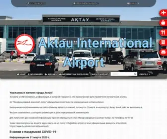 Aktau-Airport.kz(Главная) Screenshot