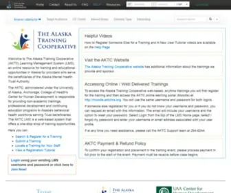 AKTCLMS.org(The Alaska Training Cooperative) Screenshot