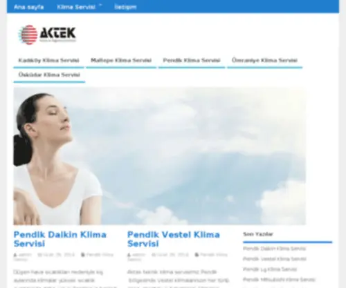Aktekklimaservisi.net(Klima servisi) Screenshot