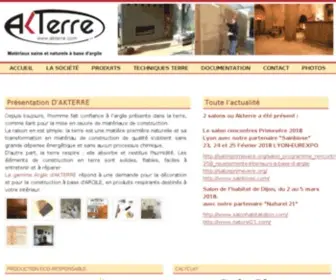 Akterre.com(Matériaux) Screenshot