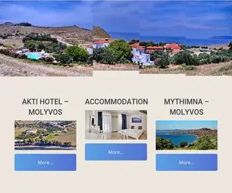 Akti-Hotel-Molyvos.com(AKTI HOTEL at Molyvos Mythimna Eftalou of Lesvos Island (Mytilene) Greece) Screenshot