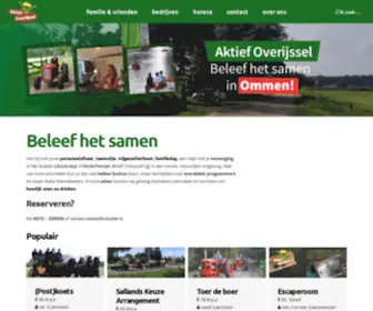 Aktief-Overijssel.nl(Themafeesten, activiteiten en arrangementen) Screenshot