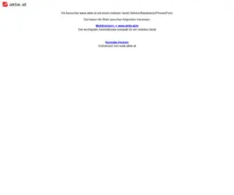 Aktien-Portal.at(Die größte unabhängige Aktien u) Screenshot