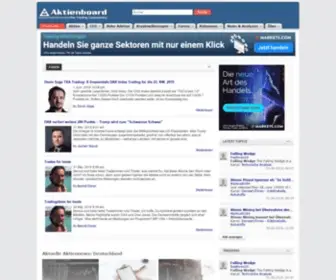 Aktienboard.com(Aktuelle aktiennews: deutschland aktuelle aktiennews) Screenshot
